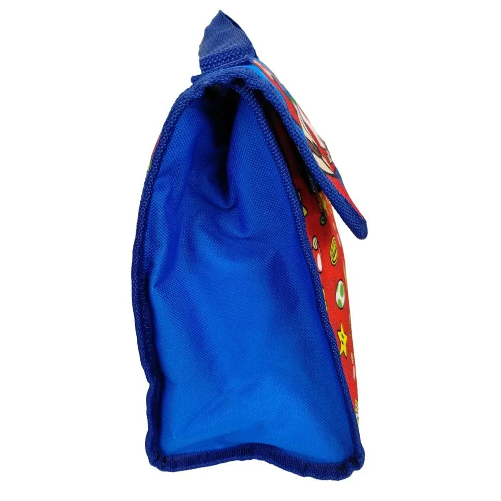 Nintendo 2018 Super Mario Insulated Lunch Bag and Pencil Pouch Holders 3 pieces